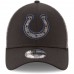 Men's Indianapolis Colts New Era Black/Heathered Gray Fierce Fill 39THIRTY Flex Hat 2772332